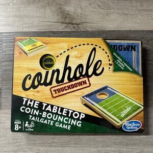 Coinhole Touchdown Tabletop Coin-Bouncing Tailgate Game Cornhole, New in box